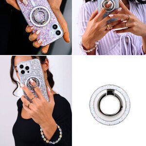LuxyLemon Dazzle MagSafe Ring Holder Phone Stand for iPhone